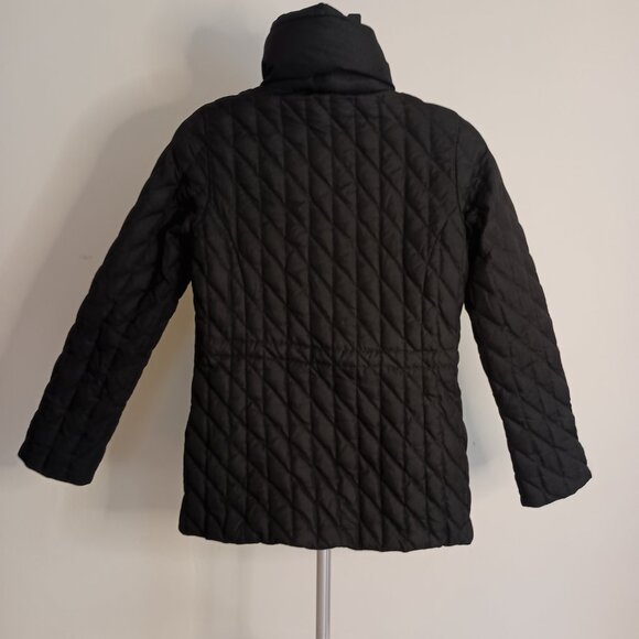 Eddie Bauer Premium Goose Down Coat Black 4 Pocket Women’s XS - Picture 14 of 15